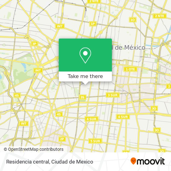 Residencia central map