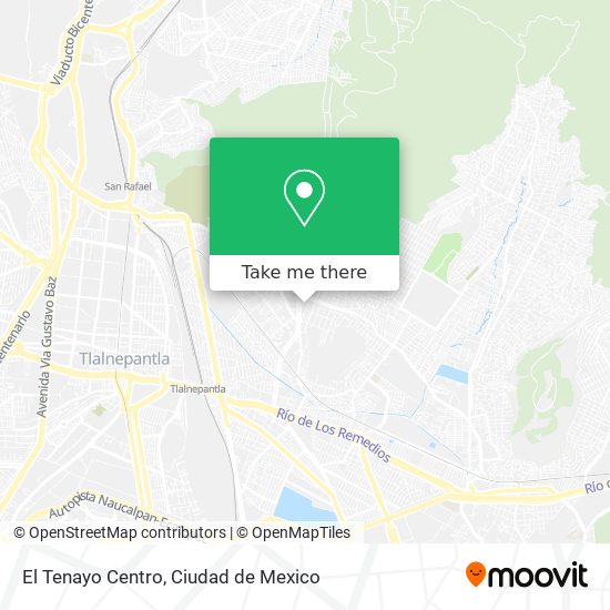 El Tenayo Centro map