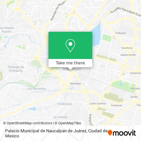 Palacio Municipal de Naucalpan de Juárez map