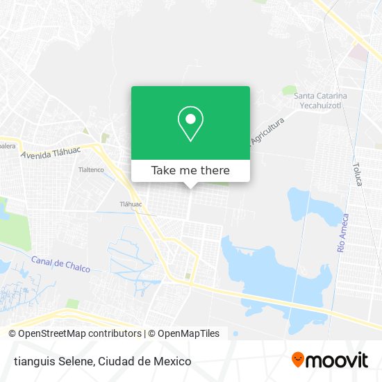 Mapa de tianguis Selene