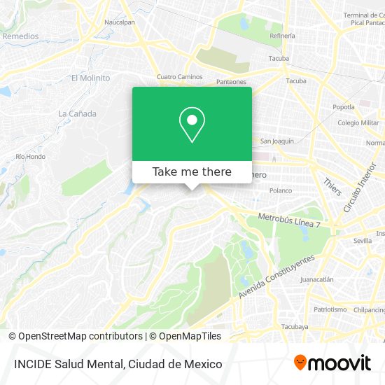 Mapa de INCIDE Salud Mental