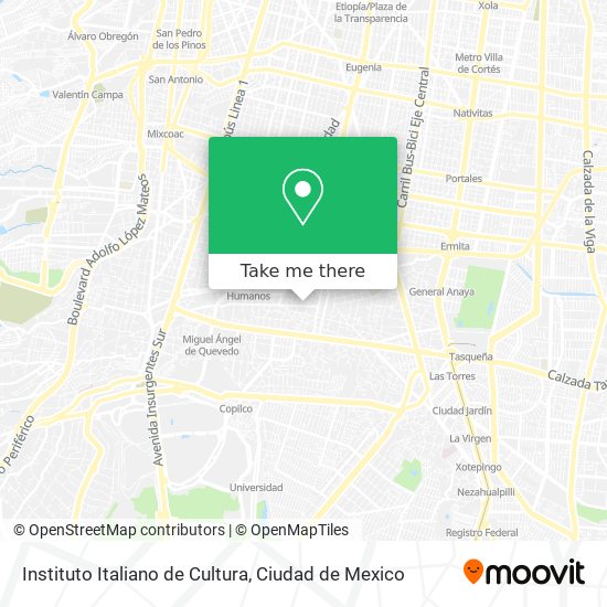 Instituto Italiano de Cultura map