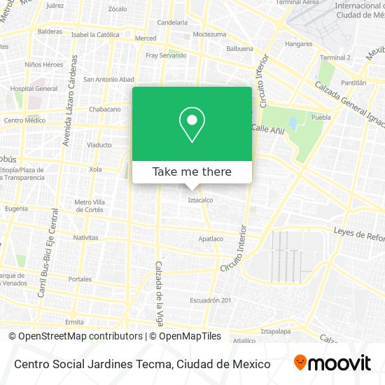 Centro Social Jardines Tecma map