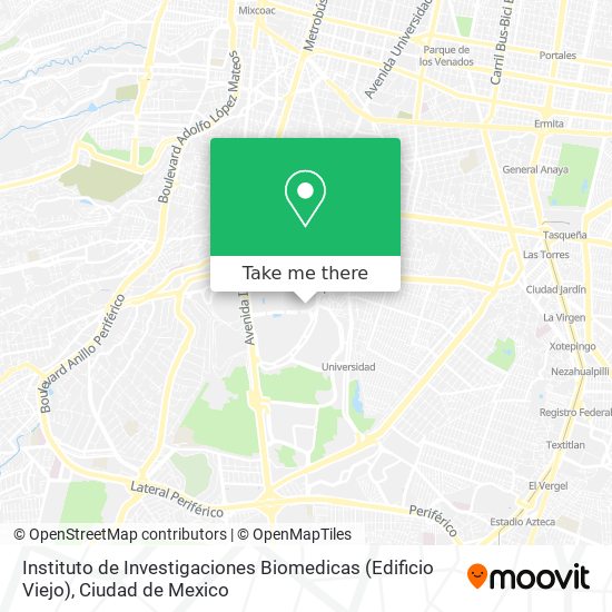 Instituto de Investigaciones Biomedicas (Edificio Viejo) map