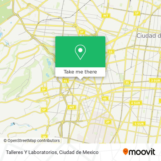 Talleres Y Laboratorios map