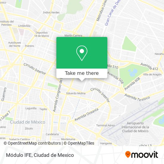 Módulo IFE map