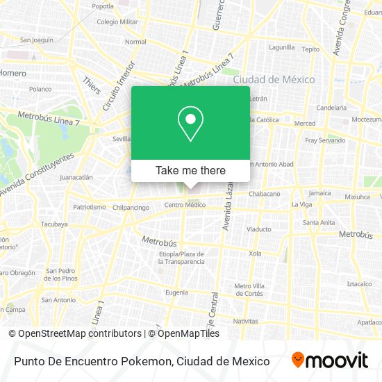 Punto De Encuentro Pokemon map