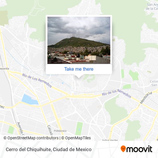 How to get to Cerro del Chiquihuite in Tultitlán by Bus?