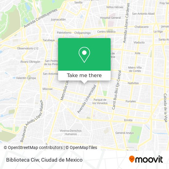 Mapa de Biblioteca Ciw