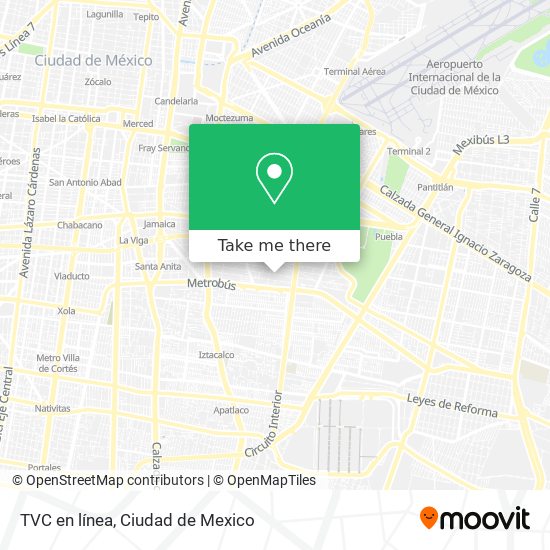 Mapa de TVC en línea