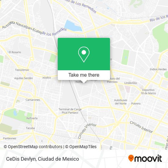Mapa de CeDis Devlyn