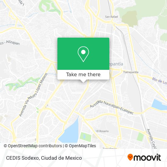 CEDIS Sodexo map