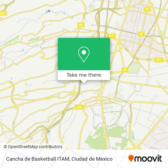 Mapa de Cancha de Basketball ITAM