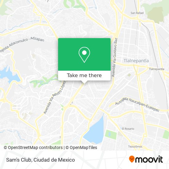 How to get to Sam's Club in Atizapán De Zaragoza by Bus or Metro?