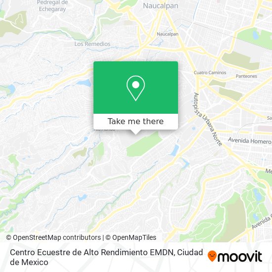 Centro Ecuestre de Alto Rendimiento EMDN map