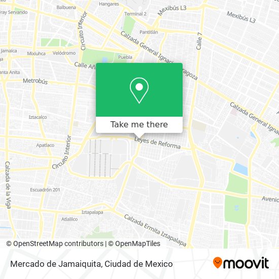 Mercado de Jamaiquita map