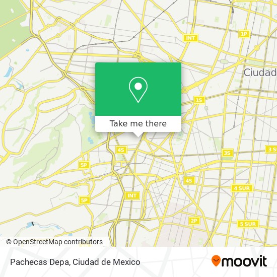 Pachecas Depa map