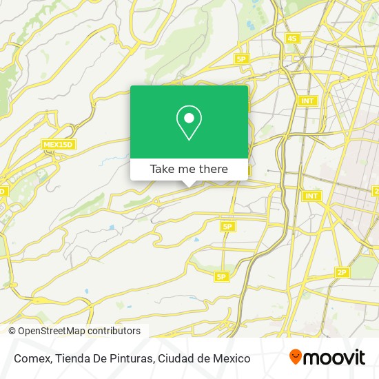 Comex, Tienda De Pinturas map