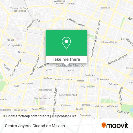 Centro Joyero map