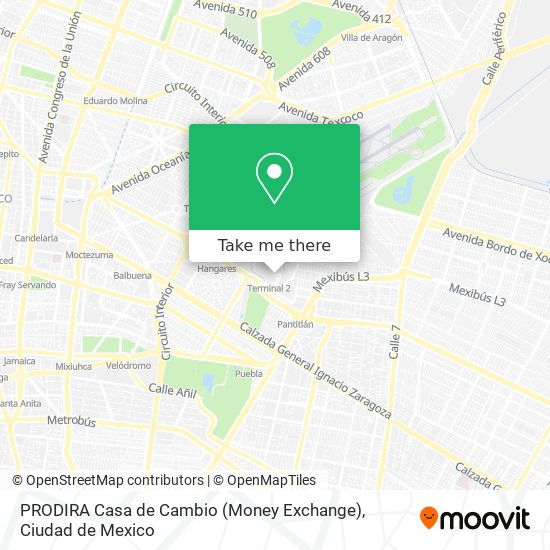 PRODIRA Casa de Cambio (Money Exchange) map