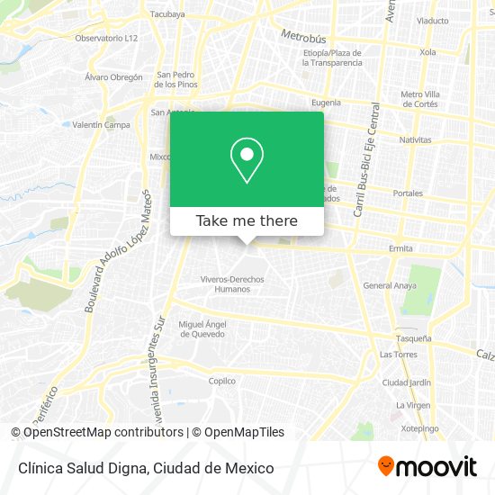 Clínica Salud Digna map
