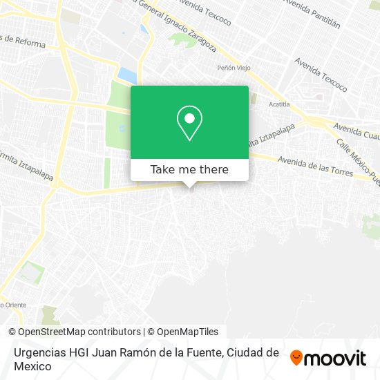 Urgencias HGI Juan Ramón de la Fuente map