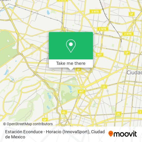 Estación Econduce - Horacio (InnovaSport) map