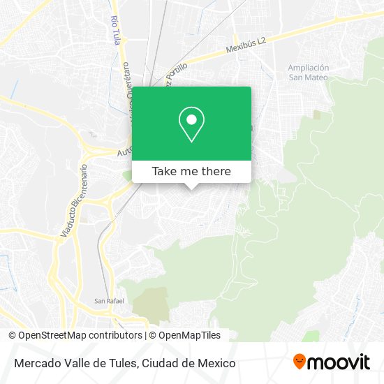 Mercado  Valle de Tules map