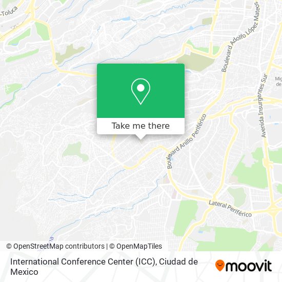 International Conference Center (ICC) map