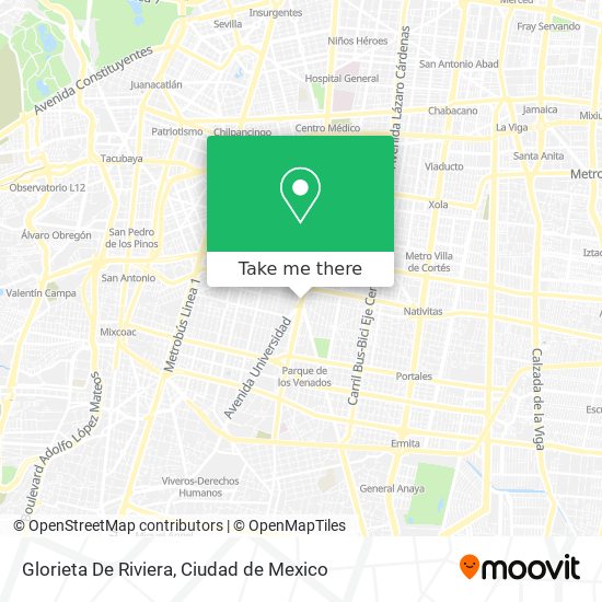 Glorieta De Riviera map