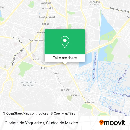 Glorieta de Vaqueritos map