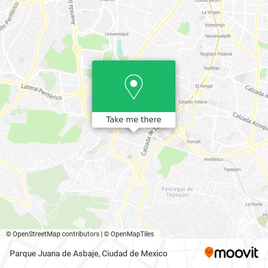 Parque Juana de Asbaje map