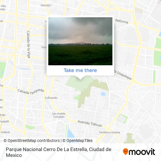 Parque Nacional  Cerro De La Estrella map
