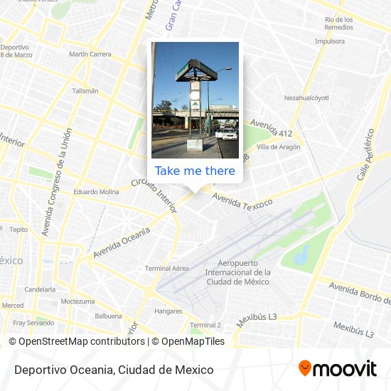 Mapa de Deportivo Oceania