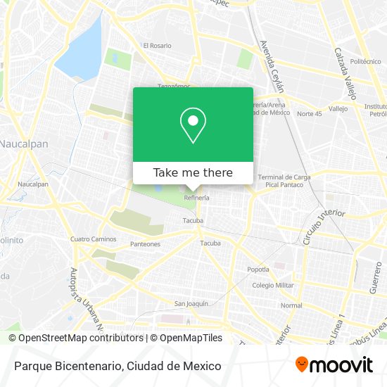 Parque Bicentenario map