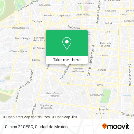 Clinica 2° CESO map