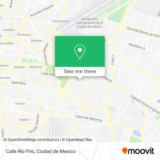 Calle Rio Frio map