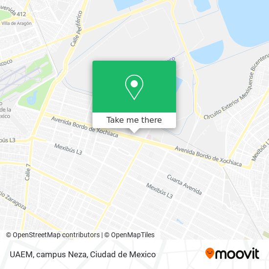 UAEM, campus Neza map