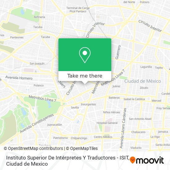 Instituto Superior De Intérpretes Y Traductores - ISIT map