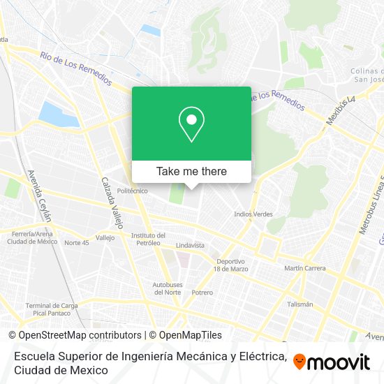 Escuela Superior de Ingeniería Mecánica y Eléctrica map