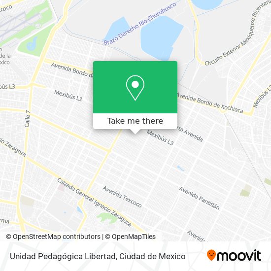 Unidad Pedagógica Libertad map