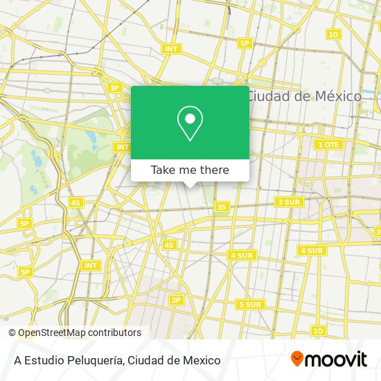 A Estudio Peluquería map