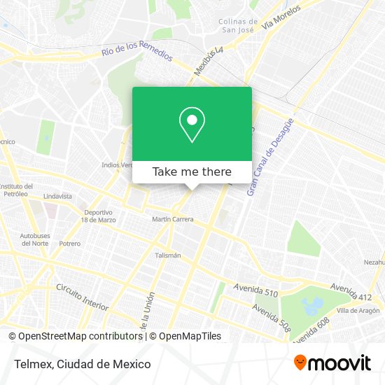 Mapa de Telmex