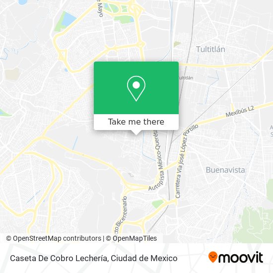 Caseta De Cobro Lechería map