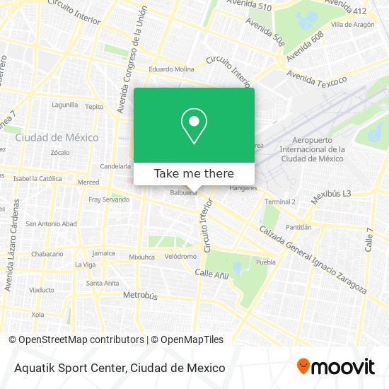 Aquatik Sport Center map