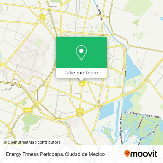 Energy Fitness Pericoapa map