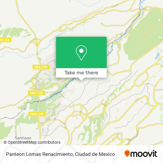 Panteon Lomas Renacimiento map