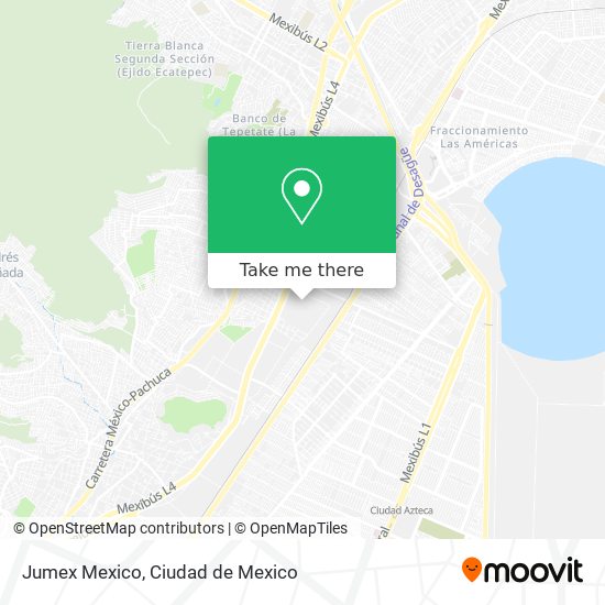 Jumex Mexico map