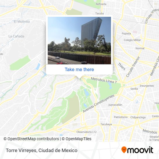 Mapa de Torre Virreyes