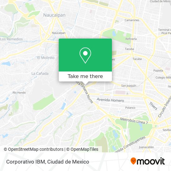 Mapa de Corporativo IBM